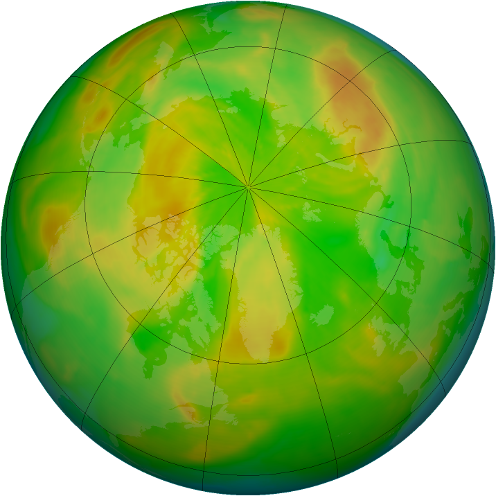 Arctic ozone map for 26 May 2014
